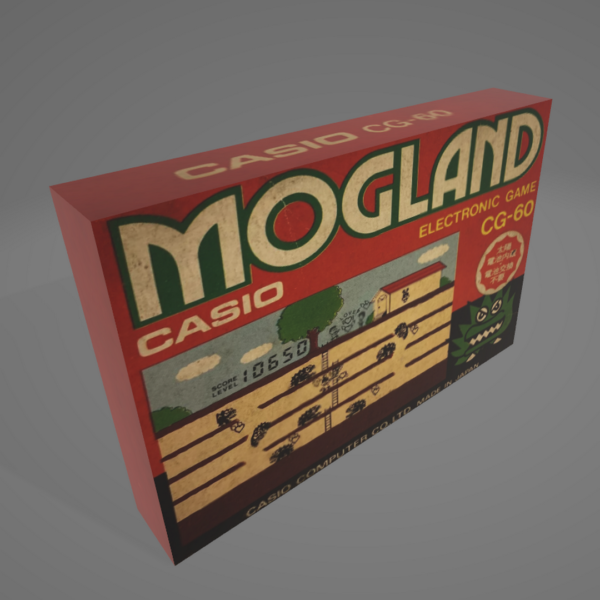 Mogland CG-60 packaging 3d box model