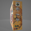 Nintendo 64 Box packaging 3D model side