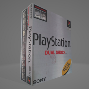 ps1 original 3d box model package