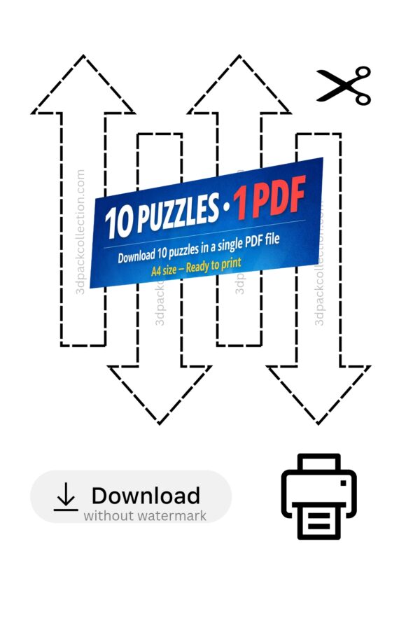 Can you find the 5th arrow? (+ 09 PDF printable puzzles)