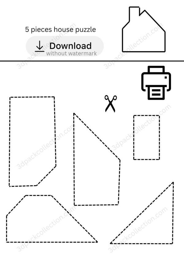 Copy of 5 pieces house puzzle_20250414_193322_0000 5 pieces house puzzle (pack of 10 PDF printable puzzles)