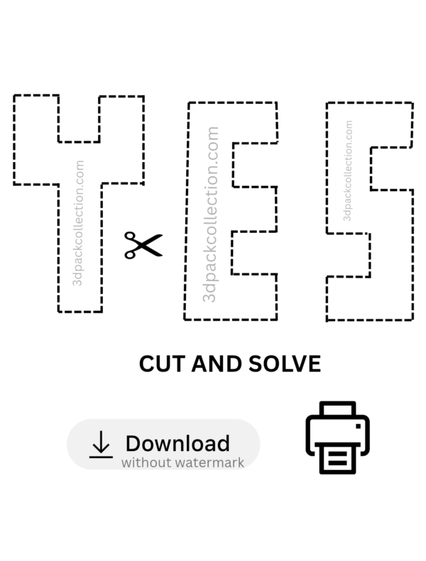 Copy of Can you form a symmetrical grapth with YES__20250414_151705_0000 Can you form a symmetrical grapth with YES? (pack of 10 PDF printable puzzles)