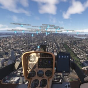 New York City POI Labels: 200 Location Names for Microsoft Flight Simulator 2024