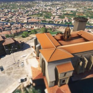 Castillo San Vicente 3D model for Microsoft Flight Simulator 2024