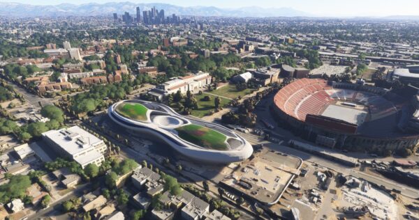 Lucas Museum of Narrative Art - 3D model for Microsoft Flight Simulator 2024