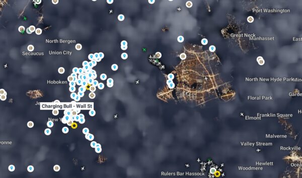 New York City POI Labels: 200 Location Names for Microsoft Flight Simulator 2024